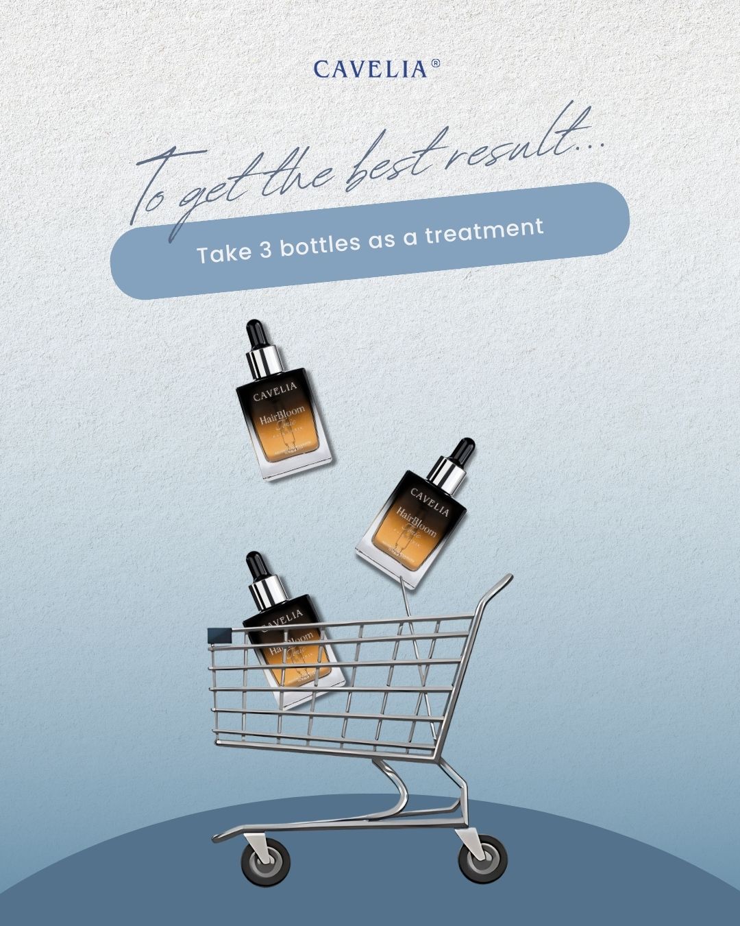 Cavelia Hair Bloom Tonic Full Treatment