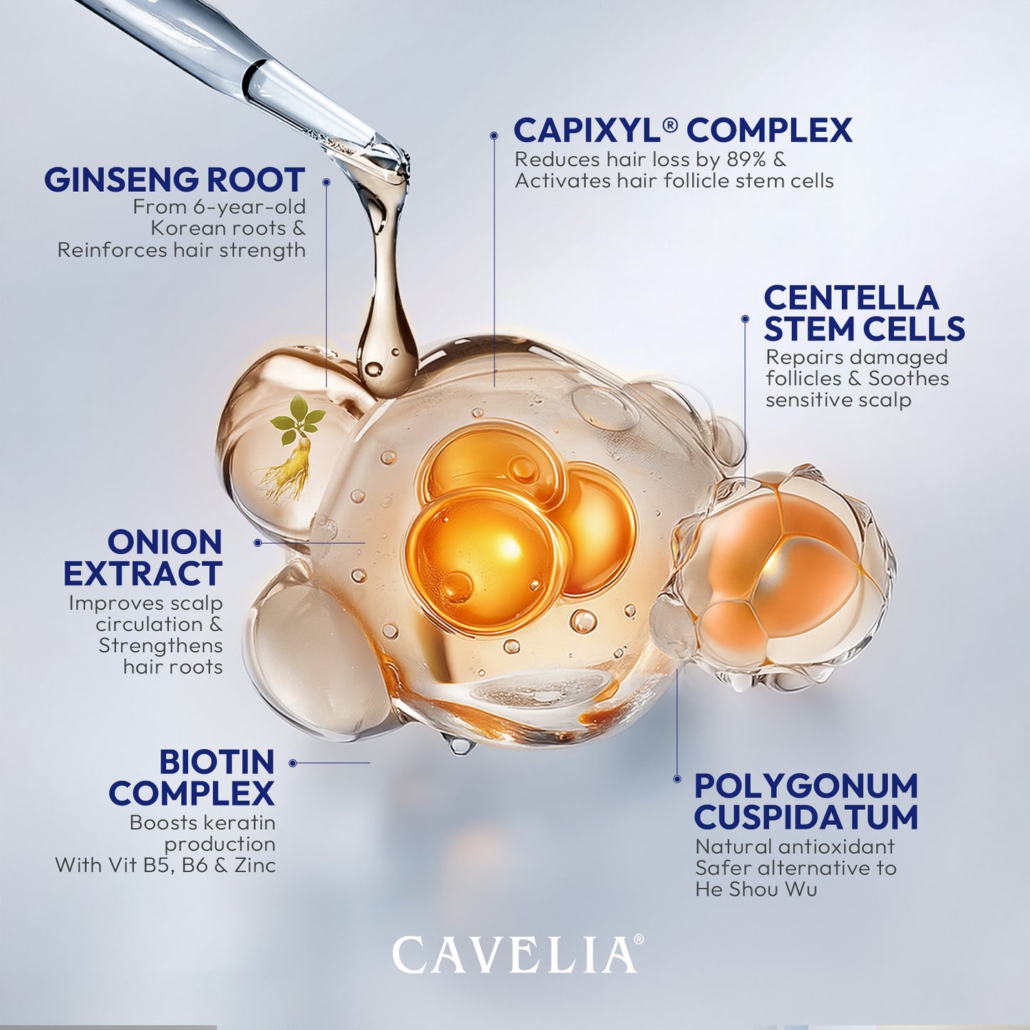 Cavelia Hair Bloom Tonic Twin Pack